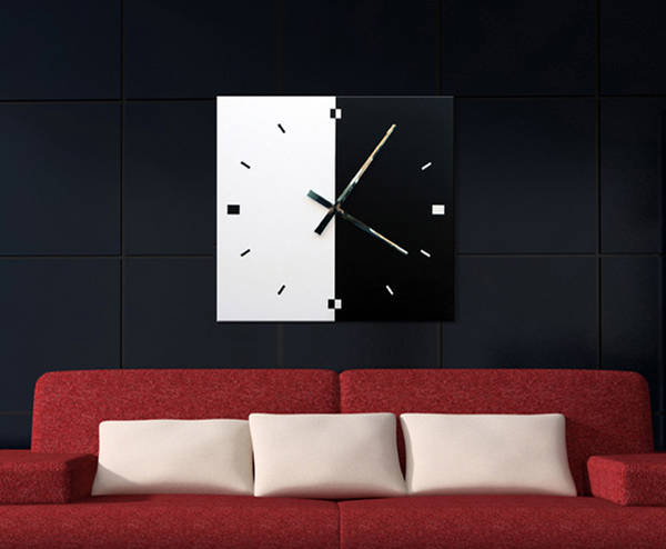 reloj pared moderno para decorar el salón - diseño EN390 - grecaridea