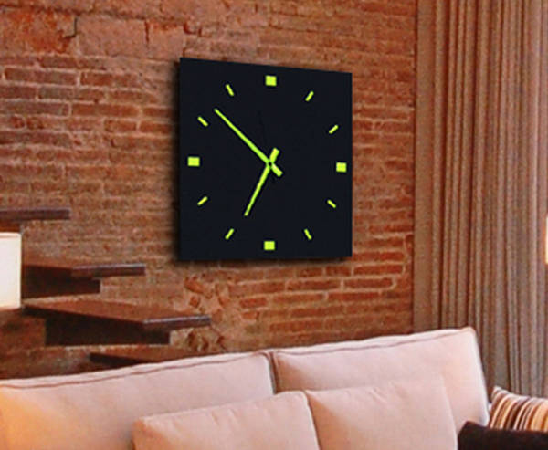 reloj de pared moderno para decorar el salón - diseño QRV - grecaridea