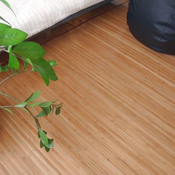 Vestir suelos con alfombras de bambú