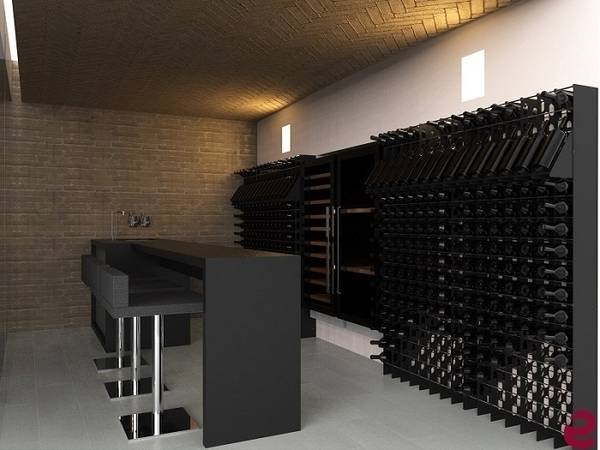 Esigo - Portabottiglie di design - arredamento enoteca e cantina