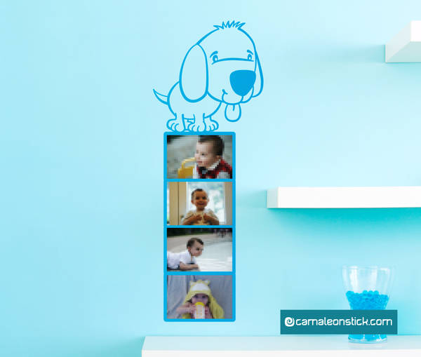 I portafoto wall stickers, per decorare la cameretta con le foto dei tuoi  bambini