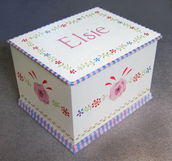 Floral sale toy box