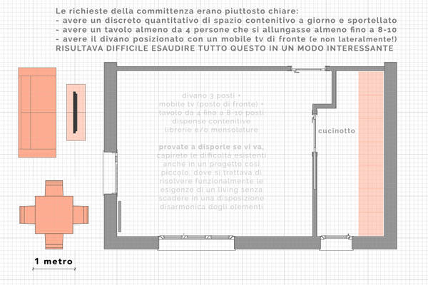 Parete Attrezzata Libreria Porta TV, JDF FurniWall Arredi Strutturali -  Juri Favilli Design