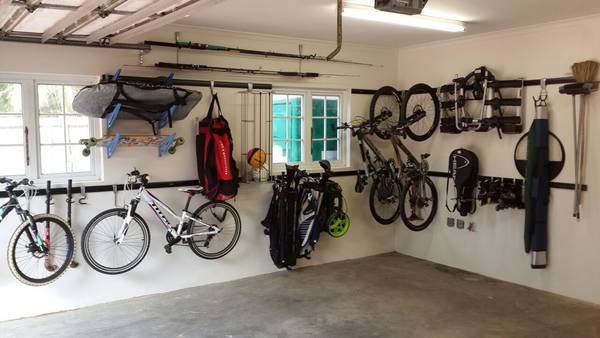 Easy bike storage garage sale