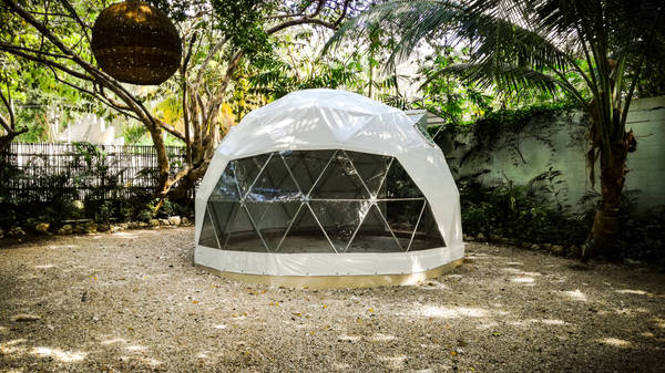 Habitación del Domo Geodésico, el nuevo proyecto turístico que se  inaugurará en Guatemala