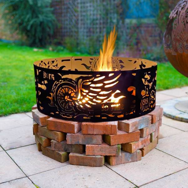 Fire Pit Ring Born To Ride For Those, Harley Davidson Fire Pit Ring
