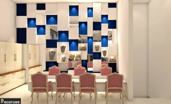 Jewellery shop interior discount design in indian style