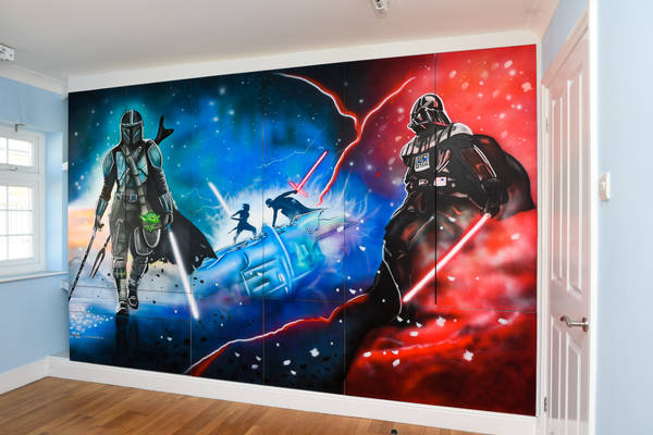 Star wars wall murals sale