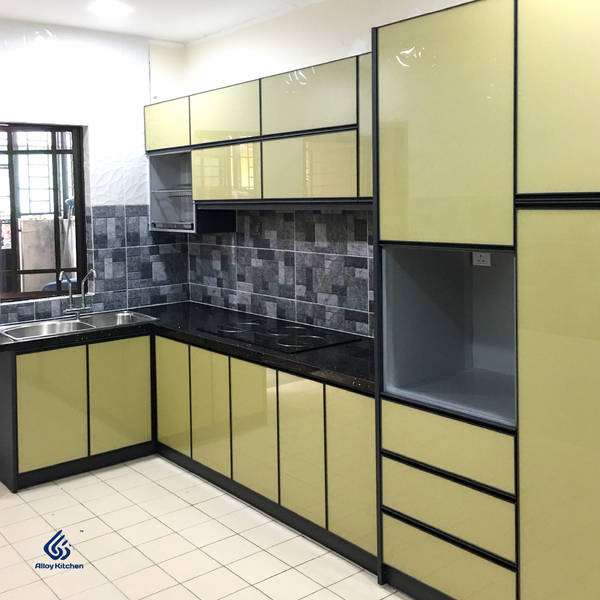 3g aluminium kitchen shop cabinet